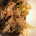 クックS5N2AF☆'s cooksnap of when they made 鶏ももとセロリ、エノキの炒めもの.