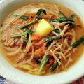 花時計咲いた's cooksnap of when they made 豚肉ともやしの味噌バターラーメン.