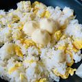 ♡マッキークッキング's cooksnap of when they made ふつうに美味しい♡おかかネギマヨ七味炒飯.