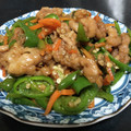 Rick_t's cooksnap of when they made 豚こまとピーマンと人参のオイスター炒め.