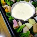 ももちゃんパンダ's cooksnap of when they made ホットプレートで！簡単チーズフォンデュ.