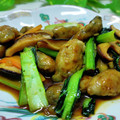 mielle's cooksnap of when they made 牡蠣の辛子中華炒め.