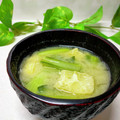 mielle's cooksnap of when they made 簡単♪小松菜とお揚げのお味噌汁☆.