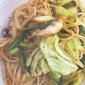 クックFJ5BNF☆'s cooksnap of when they made ほうれん草とかきのみそバターパスタ.