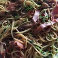 クック2H9MD0☆'s cooksnap of when they made 豆苗と舞茸のペペロンチーノ.