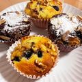 クックパッターななえ's cooksnap of when they made HM＊ブルーベリーとくるみのマフィン.