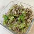 しげその's cooksnap of when they made キャベツともやしのゆかり和え.