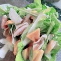 もち家の食卓＊'s cooksnap of when they made 柿とカブのサラダ.