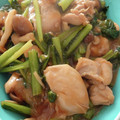 ◯usa◯'s cooksnap of when they made 簡単！鶏もも肉と小松菜のスタミナ炒め.
