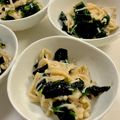 CHISA☆ごはん♪'s cooksnap of when they made えのきとわかめの味ぽん和え.