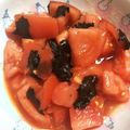 mimimi525's cooksnap of when they made さっぱり和え物♡トマト×のり.