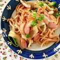 ふたごゆき's cooksnap of when they made 簡単喫茶店のナポリタン.