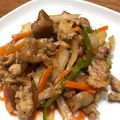 ひなまなここのはは's cooksnap of when they made 豚と玉ねぎの甘酢炒め.