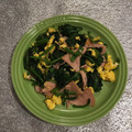 tikariri's cooksnap of when they made ほうれん草とハム、卵の炒め物♫.