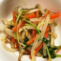 syuri3's cooksnap of when they made モヤシと豆苗のナムル.