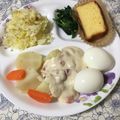 puniＫ's cooksnap of when they made ドイツ料理○玉子とポテトのからしクリーム.