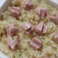 tamago大好き's cooksnap of when they made お弁当に＊ギザギザ魚肉ソーセージ飾り切り.