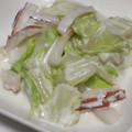 ヨシヨッシー's cooksnap of when they made 白菜と竹輪のマヨ和え.