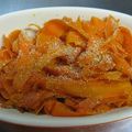 由芽15's cooksnap of when they made 簡単5分で！ひらひらにんじんのバター醤油.