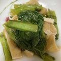 ☆1026りぃ☆'s cooksnap of when they made レンジで簡単♥小松菜と油揚げの煮びたし.