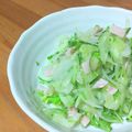 ちーまぐ's cooksnap of when they made デリ風♡セロリとハムの野菜サラダ。.
