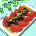 tokotann's cooksnap of when they made ゆず香る♪トマトのわかめドレッシングがけ.