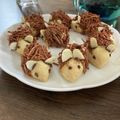 Amerixx's cooksnap of when they made かわいい♥はりねずみココナッツクッキー.