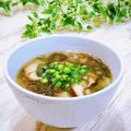 Satoco❋'s cooksnap of when they made さっぱり美味しいもずく雑炊.