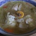 あべたかはし's cooksnap of when they made 中華スープ。野菜3種.