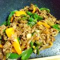 マキマキ913's cooksnap of when they made 牛肉ピーマン玉ねぎ♪甘辛オイスター炒め.