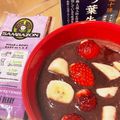 kisberry's cooksnap of when they made 定番朝食にアサイーボウル、オートミール入.