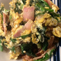 ベティ３'s cooksnap of when they made 簡単ベーコンとほうれん草の卵とじ丼.
