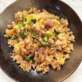 ちゃまたまご's cooksnap of when they made フライパン１つ！簡単炒飯！塩麹入り♫.