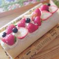MAC's Kitchen's cooksnap of when they made 簡単✿ฺふわふわしっとりロールケーキ.