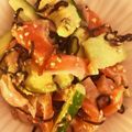 げんき1115's cooksnap of when they made 味見で無くなる　アボカドサーモン.