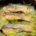 CHISA☆ごはん♪'s cooksnap of when they made 鮭のちゃんちゃん焼き　フライパンで.