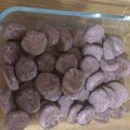 GOKU実's cooksnap of when they made 米粉（上新粉）あずきソフトクッキー.