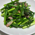 moka62's cooksnap of when they made ネギ大量消費♪九条ネギのベーコン炒め.