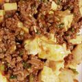 504takBz's cooksnap of when they made 栄養満点！！大根葉のひき肉豆腐炒め♡.