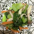 風民tomomi's cooksnap of when they made レンジで簡単！こまつなのナムル★.