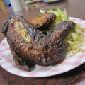 JUNSEIママ's cooksnap of when they made 居酒屋風☆秘密の黒い手羽先唐揚げ.