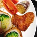 Rika☆Rin's cooksnap of when they made ハートいっぱいのひとくちとんかつ.