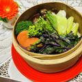 Laufen's cooksnap of when they made せいろ蒸し 栄養たっぷり温野菜.