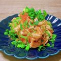 のんべぇヒロ's cooksnap of when they made プチプチ食感！蒸し鶏の明太子和え.
