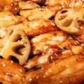 ジローマル's cooksnap of when they made 鶏肉とれんこんの照り煮.