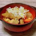のんべぇヒロ's cooksnap of when they made *** こてっちゃんで簡単モツ煮 ***.