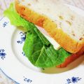 ふうはっちゃん's cooksnap of when they made 食パン1枚でサンドイッチ.
