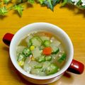 ルパンのかあさん☆彡's cooksnap of when they made 色々野菜とオクラの星スープ.