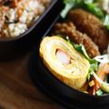 ガメコ's cooksnap of when they made お弁当に♪彩きれいなカニかま卵焼き♥.