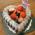 ひなたのこねこ's cooksnap of when they made ♥ハートのココアケーキ♥.